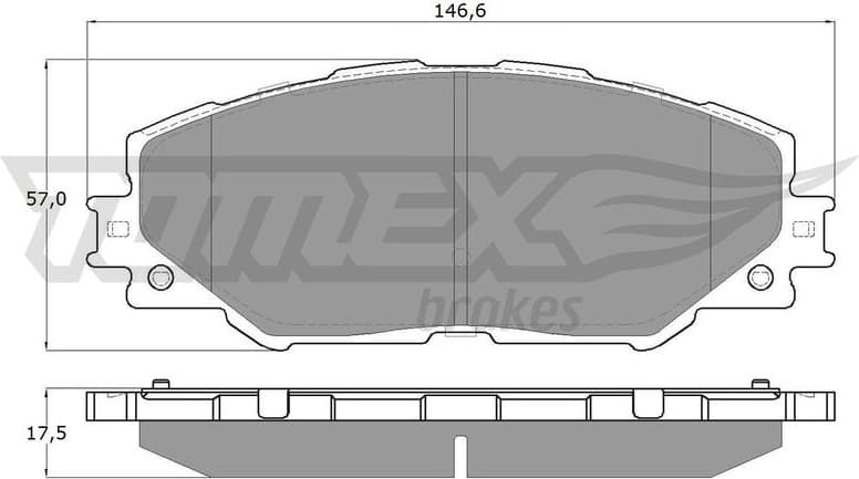Brake Pad Set, disc brake TX 15-41