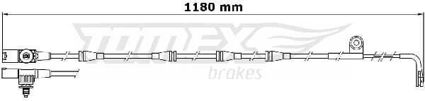 Warning Contact, brake pad wear TX 31-33