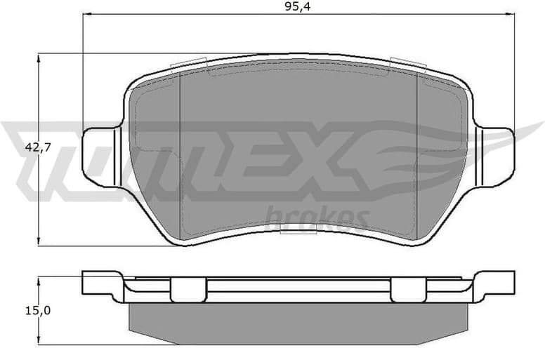 Brake Pad Set, disc brake TX 12-971