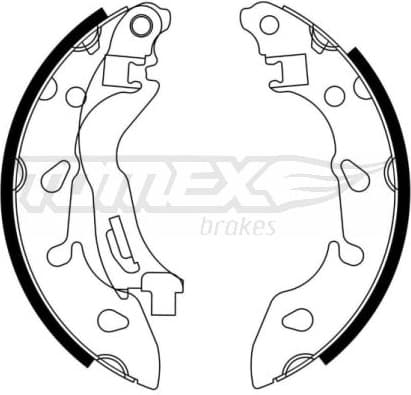 Brake Shoe Set TX 23-04