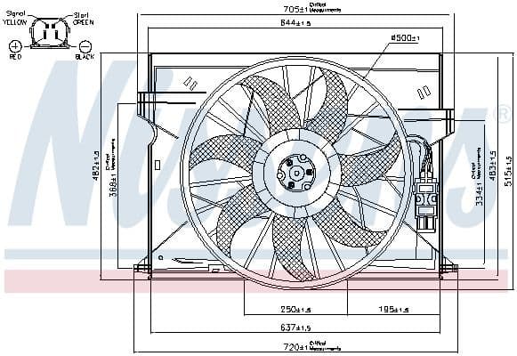 Fan, engine cooling 85077