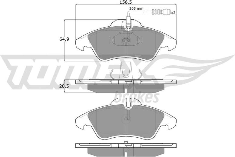 Brake Pad Set, disc brake TX 10-931