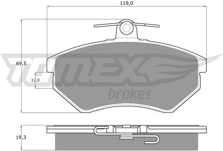 Brake Pad Set, disc brake TX 10-11