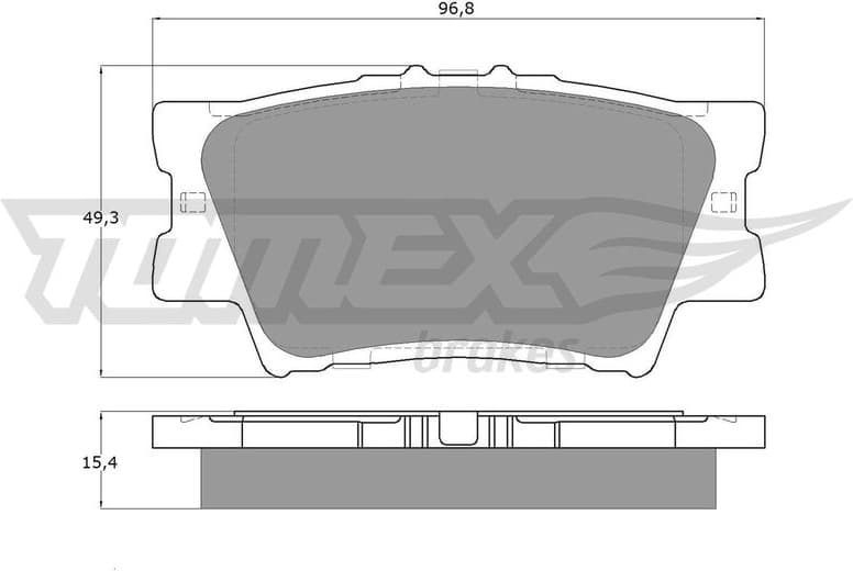 Brake Pad Set, disc brake TX 15-73