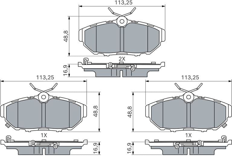 Brake Pad Set, disc brake 0 986 460 264 - image 5
