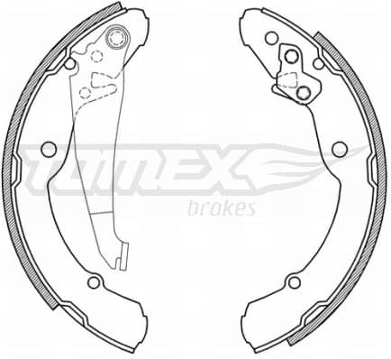 Brake Shoe Set TX 21-04
