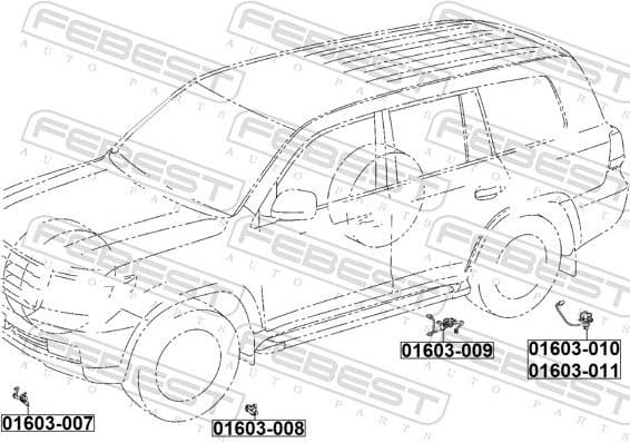 Sensor, headlight levelling 01603-009 - image 2