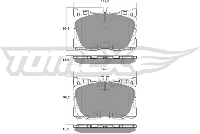 Brake Pad Set, disc brake TX 18-75
