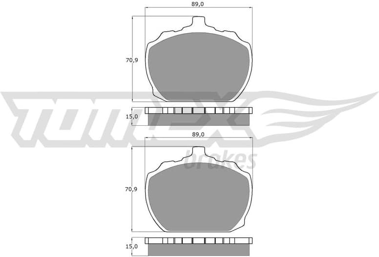Brake Pad Set, disc brake TX 10-60
