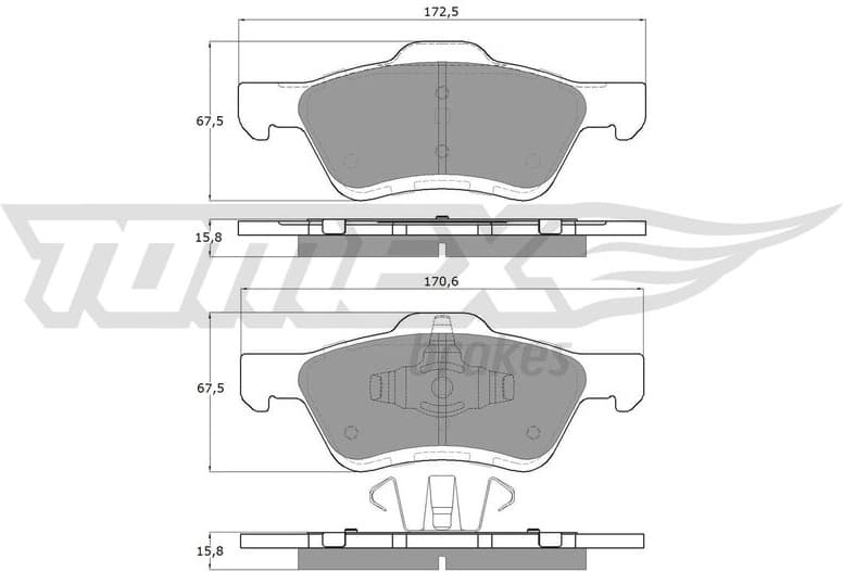 Brake Pad Set, disc brake TX 18-94