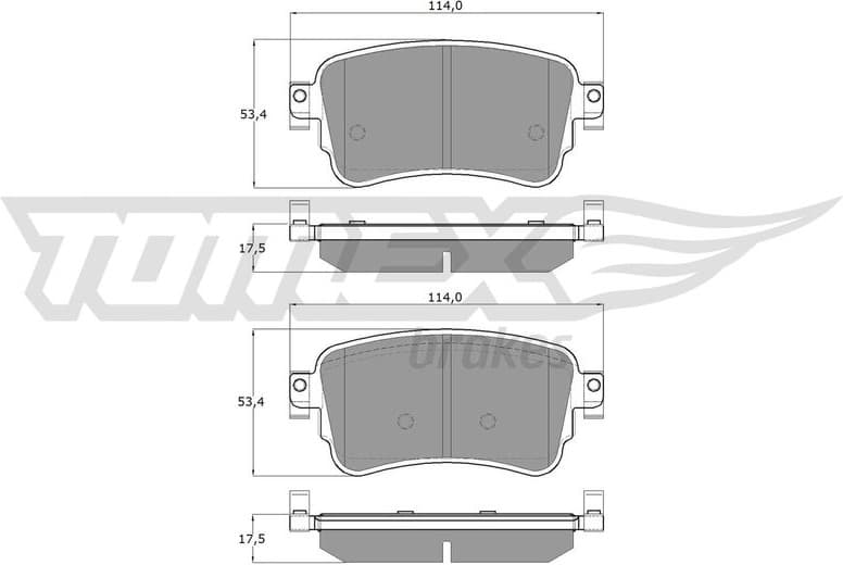 Brake Pad Set, disc brake TX 18-64