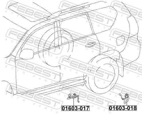 Sensor, headlight levelling 01603-017 - image 2