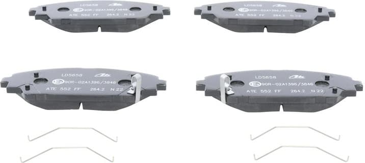 Brake Pad Set, disc brake ATE Ceramic 13.0470-5658.2 - image 2