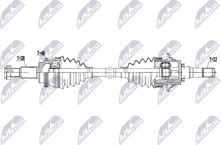Drive Shaft NPW-MZ-126