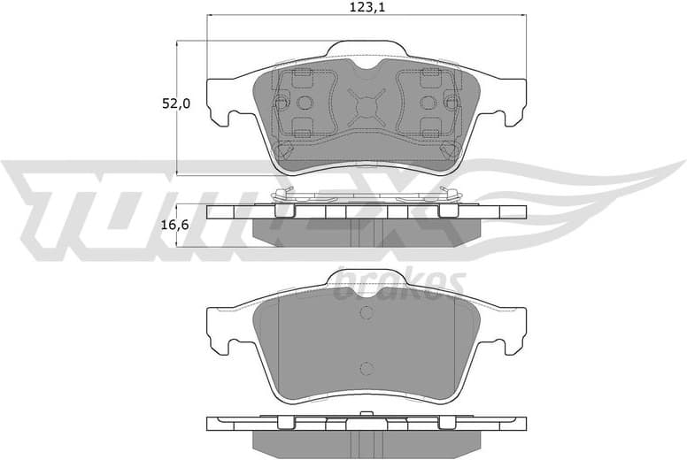 Brake Pad Set, disc brake TX 12-95