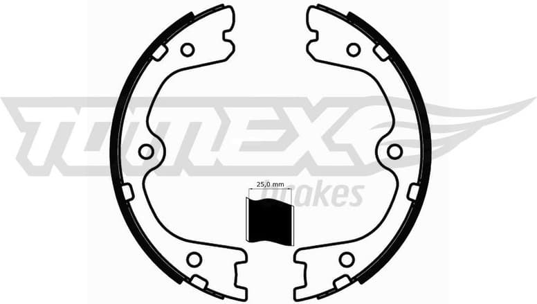 Brake Shoe Set TX 22-23