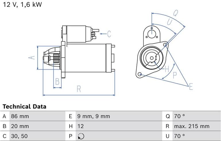 Starter 0 986 026 210