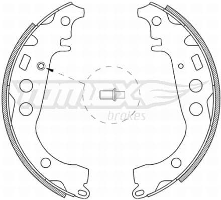 Brake Shoe Set TX 21-09