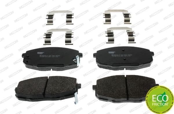 Brake pads front, Top Quality FDB1869