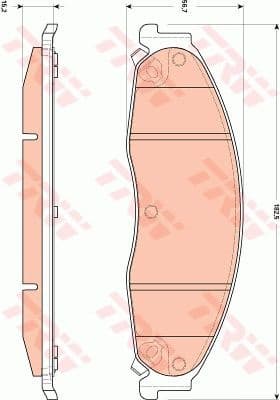 Brake Pad Set, disc brake GDB4601