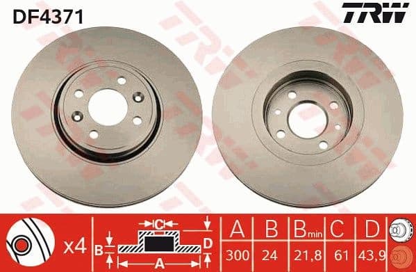 Brake Disc DF4371
