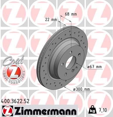 Brake Disc SPORT BRAKE DISC Z 400.3622.52