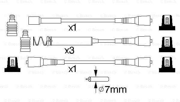 Ignition Cable Kit 0986356850 - image 5