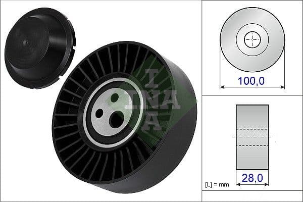 Tensioner Pulley, V-ribbed belt 531063520