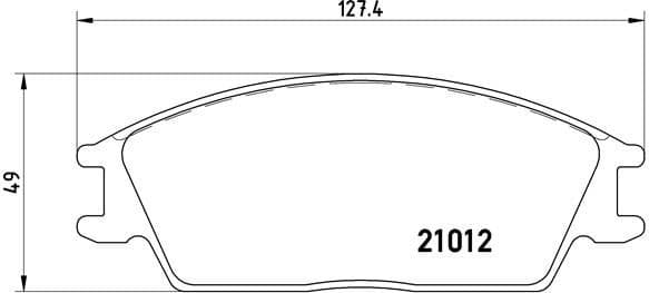 Brake Pad Set, disc brake PRIME LINE P30001