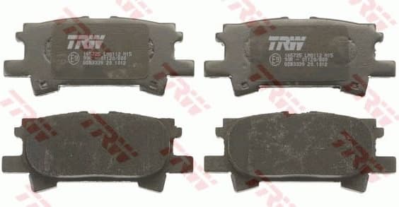 Brake Pad Set, disc brake COTEC GDB3339 - image 2