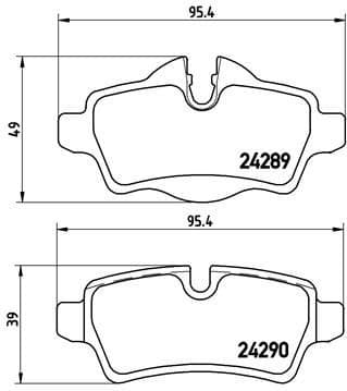 Brake Pad Set, disc brake PRIME LINE P06052