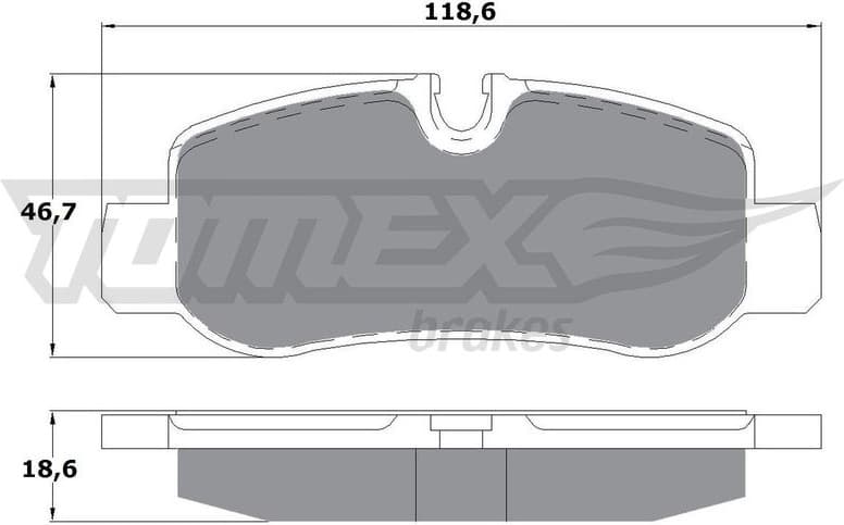 Brake Pad Set, disc brake TX 17-81