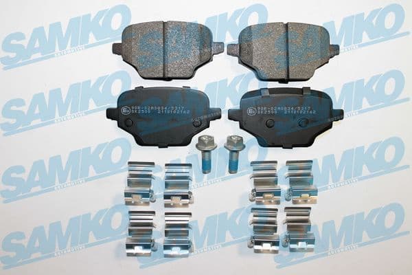 Brake Pad Set, disc brake 5SP2162K