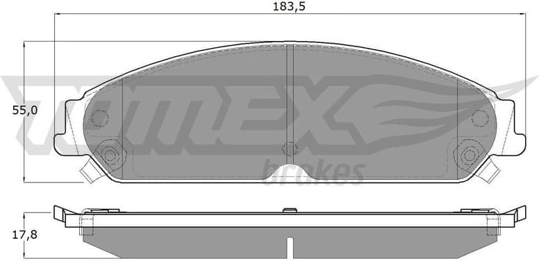 Brake Pad Set, disc brake TX 19-20