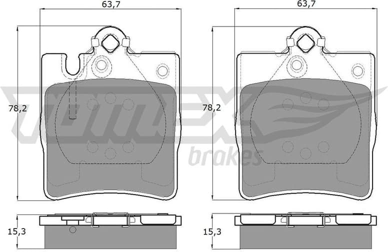Brake Pad Set, disc brake TX 12-79