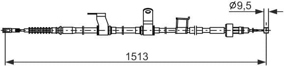 Cable Pull, parking brake 1987482837 - image 10