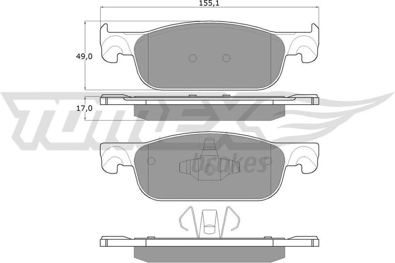 Brake Pad Set, disc brake TX 18-32