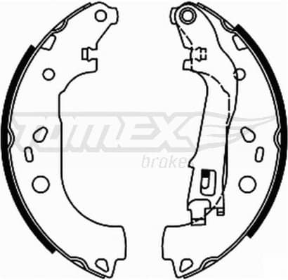 Brake Shoe Set TX 21-98