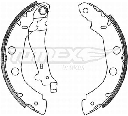 Brake Shoe Set TX 21-01