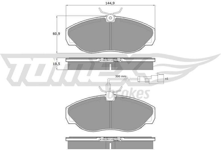 Brake Pad Set, disc brake TX 11-721