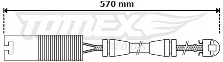 Warning Contact, brake pad wear TX 30-31