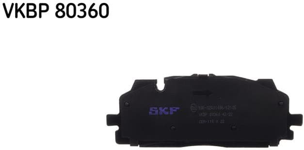 Brake Pad Set, disc brake VKBP80360 - image 6