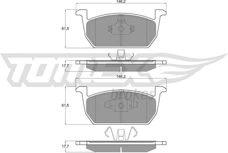 Brake Pad Set, disc brake TX 18-73