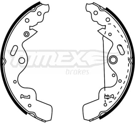 Brake Shoe Set TX 22-75