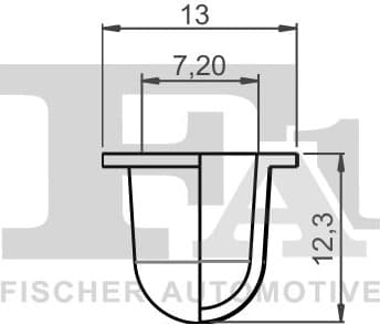 Clip, trim/protection strip 11-60031.5 - image 2