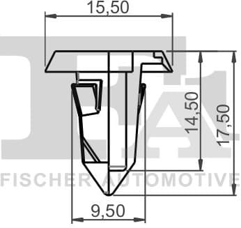Clip, trim/protection strip 11-60007.5 - image 2