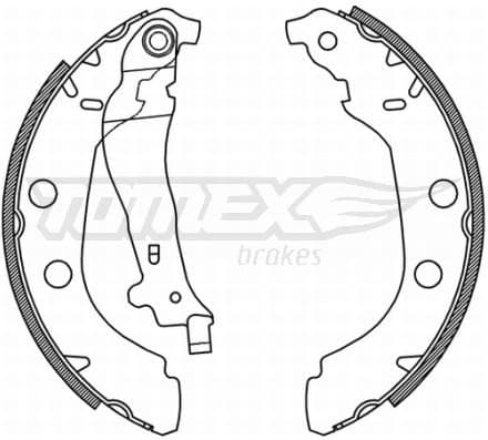 Brake Shoe Set TX 21-15
