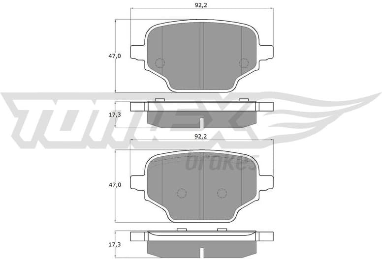 Brake Pad Set, disc brake TX 19-92