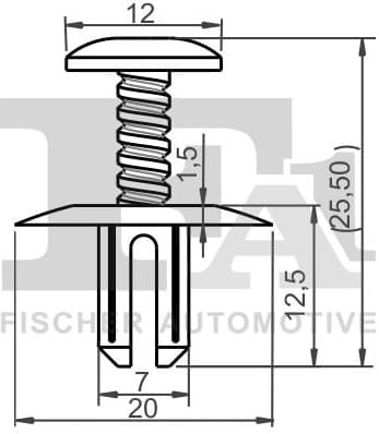 Clip, trim/protection strip 10-30004.5 - image 2