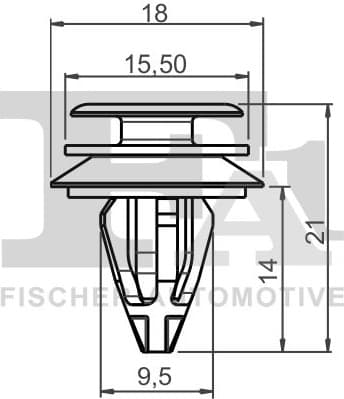 Clip, trim/protection strip 10-40013.5 - image 2